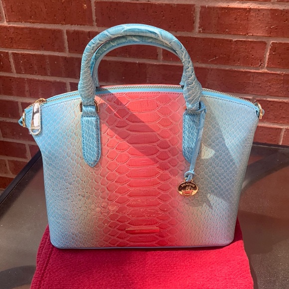 Brahmin Handbags - NWT Brahmin Duxbury Satchel in Daylily Volute genuine leather